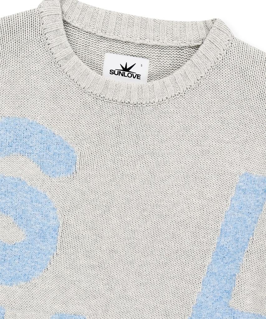 Sun Love Capital Crewneck Knit Heather Ivory