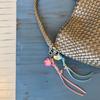 Creative Stud Flower Keychain Bag Charm Sturdy Alloy Soft Enamel Jewelry Accessory Gift for Women Men