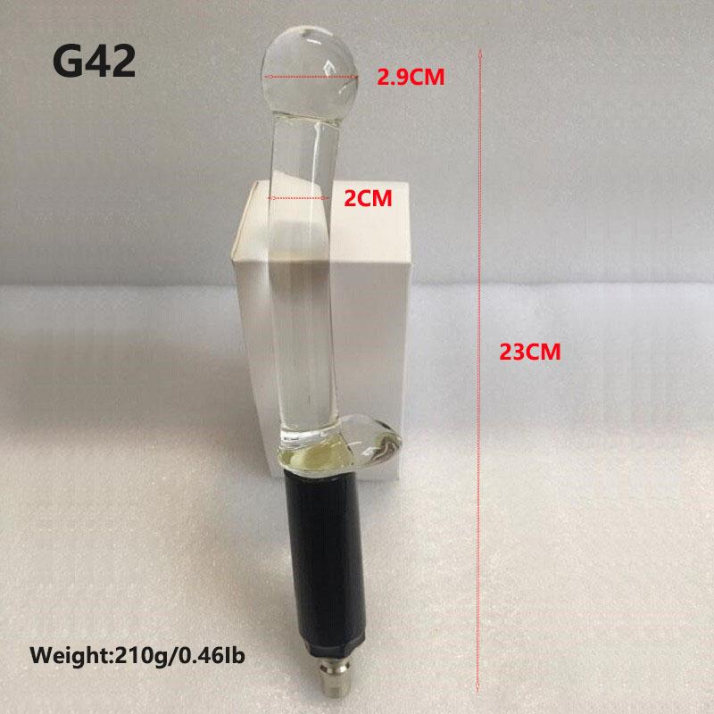 6 Types Glass Dildos with Vac-u-Lock Connerect Sex Machine Anal Attachments for Women and Men Masturbation Machine Accessories