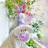 Colorful Delightful Plush Mushroom Keychain Adorable Fairy Bag Accessory For Kids