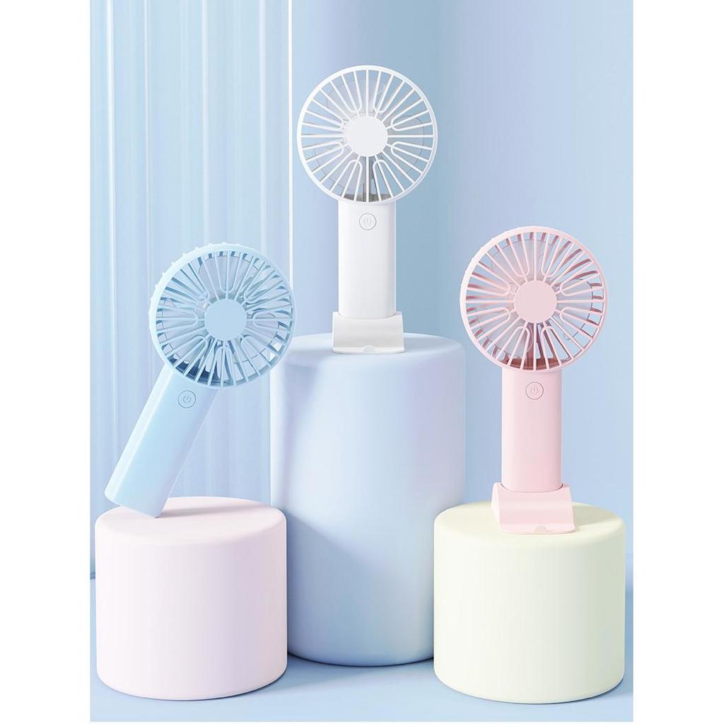 Multifunctional Handheld Portable Fan, Desktop Fan with Phone Holder Stand