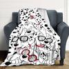 Dalmatian Dogs Sunglasses Blanket Soft Throw Blanket For Home Bedroom Bed Sofa Travel Office Solid Christmas Blanket
