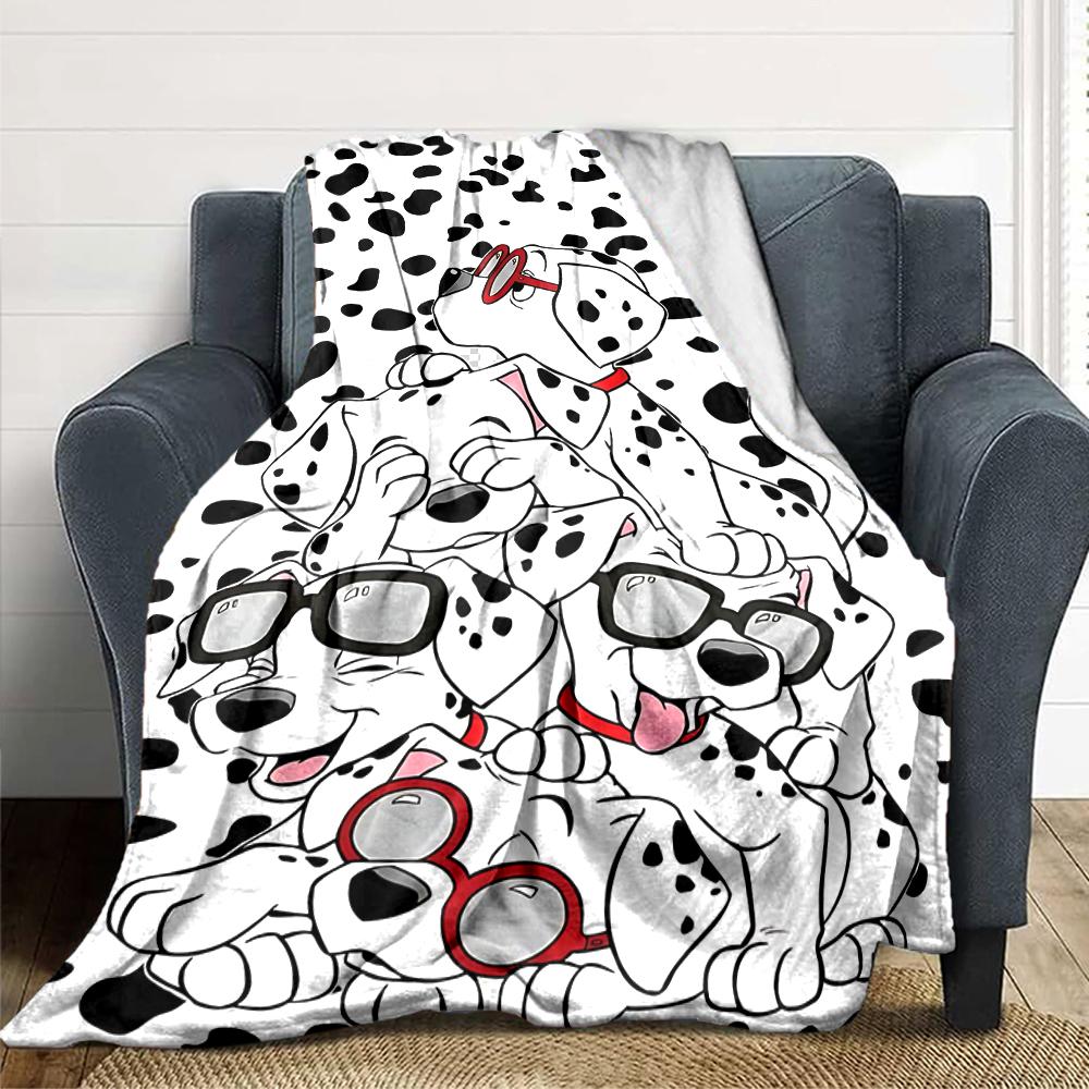 Dalmatian Dogs Sunglasses Blanket Soft Throw Blanket For Home Bedroom Bed Sofa Travel Office Solid Christmas Blanket