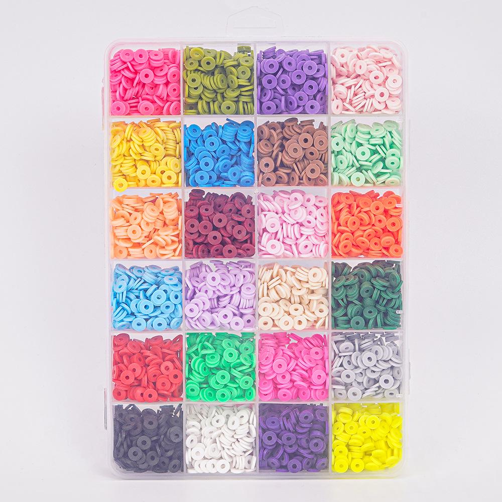 Colorful Bohemian Polymer Clay Beads for DIY Necklace, Earrings, and Phone Chains