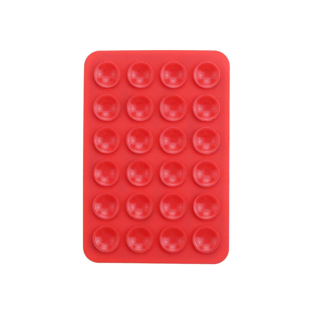 24-Piece Non-Slip Silicone Suction Cup Phone Holder with Adhesive