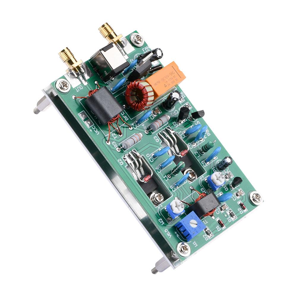 DC 12-13.8V 30W Short Wave Amplifier Board CW SSB Linear HF Power Amplifier Audio Amplifier Module DC 5.5X2.1mm Interface