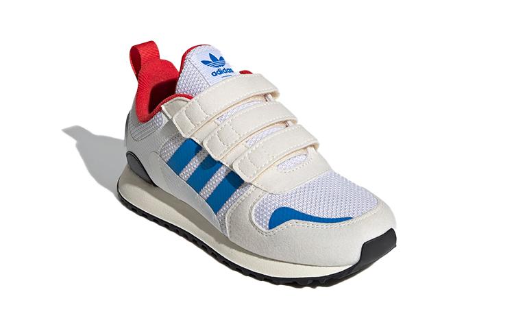 Adidas Originals ZX 700 Hd BP Abrasion Resistant Abrasion Resistant Low top Kids Lifestyle Shoes White Black FX5238