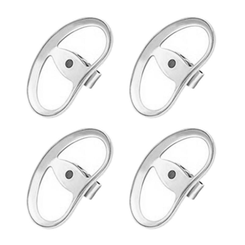 

4pcs Big Earring Lifters Metal Earring Stoppers Backings Pierced Safety Ear Backs Replacement Backstops for Women Girls серебряный