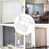 25 Pieces of double-sided Clear Vertical Blind Repair Tabs, Vertical Blind Tabs, Vertical Blinds Replacement slats, Blind Fixers, Pre-Cut Vertical