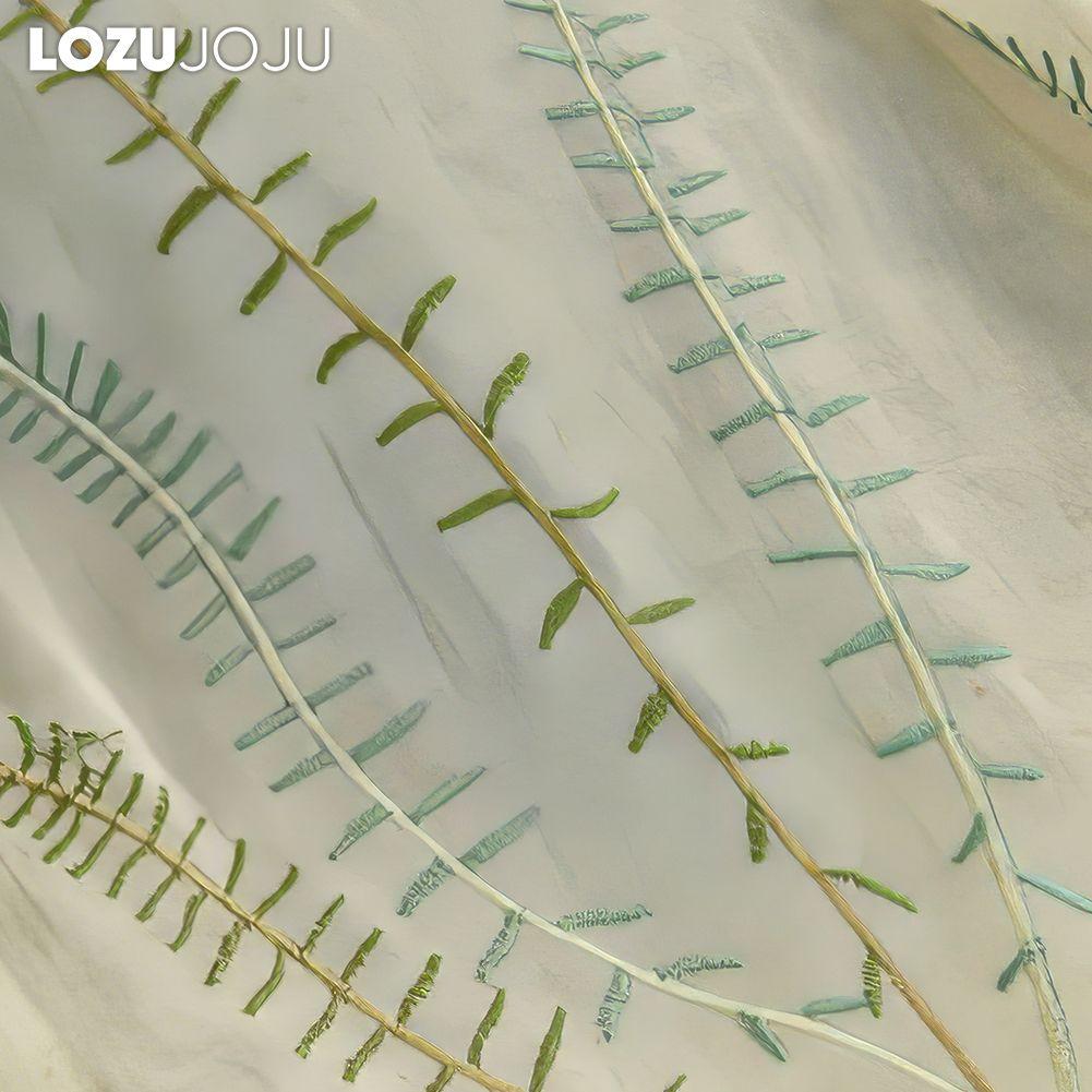 1 STÜCK LOZUJOJU Modischer und vielseitiger Retro-Licht-Luxus-gestickter, halbtransparenter, durchsichtiger Vorhang für Wohnzimmer, Schlafzimmer, Heimdekoration