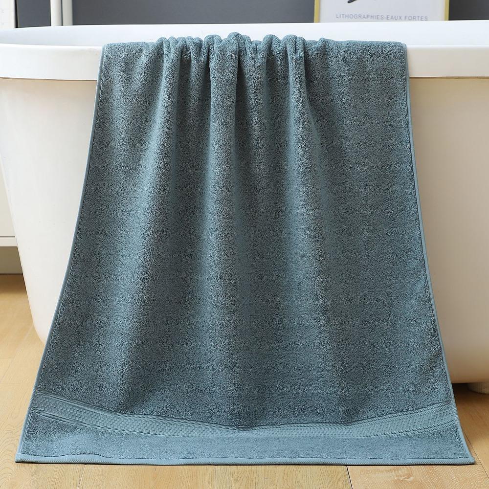 Spot large thickened cotton souvenir towel hotel men's sports face towel plain color broken gear water absorption