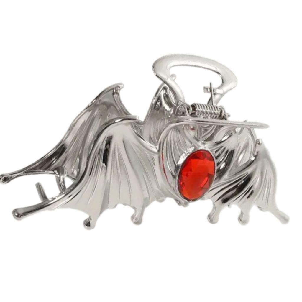 Large Cat Eye Bat Hair Clip Elegant Streamline Design Alloy Material Secure Hold For Daily Commute Party Hairstyles