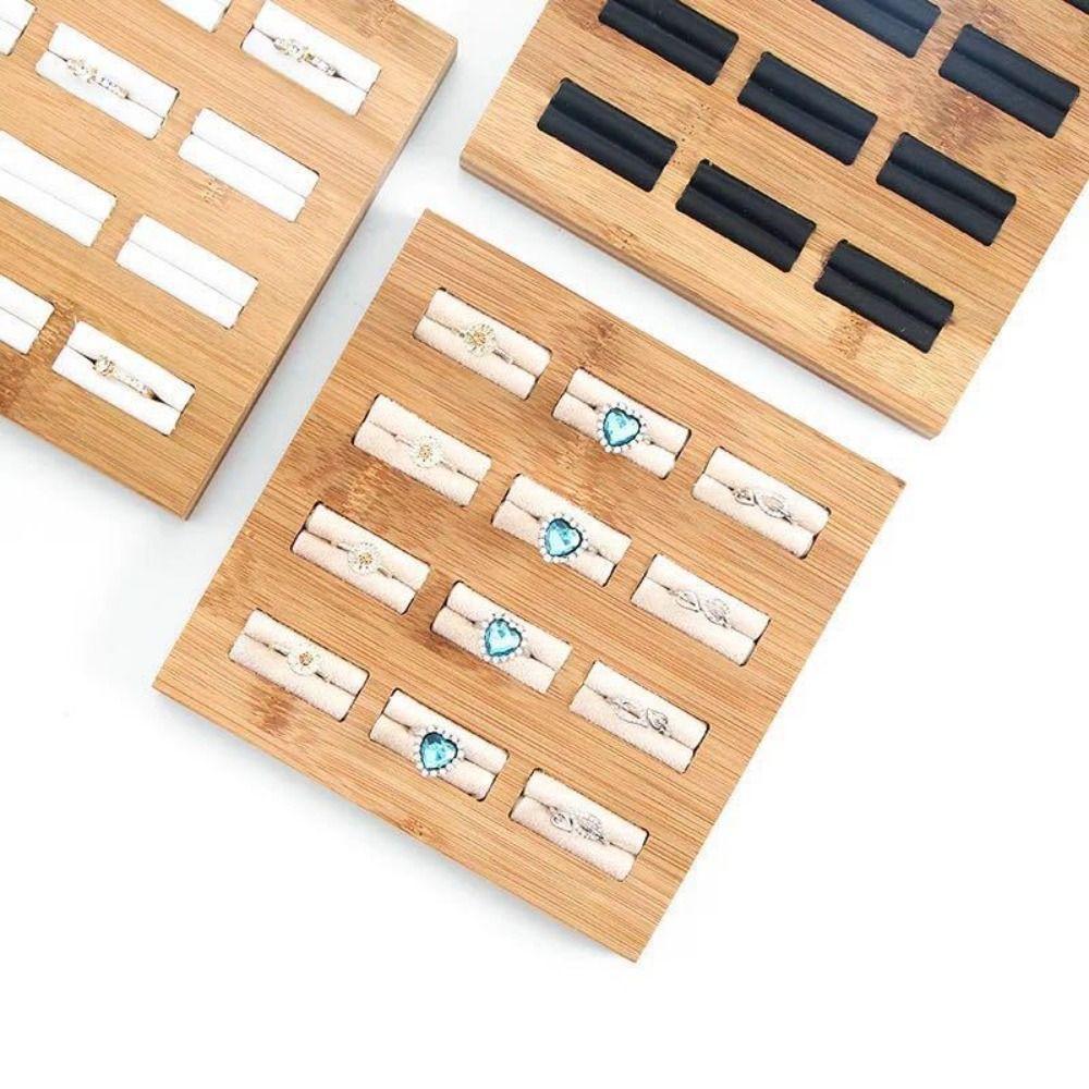 Wooden Jewelry Display Rack Exquisite Design Jewelry Earrings Organizer Shop Decor