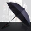 8 Bones Anime Umbrella with Long Handle Windproof Samurai Sword Japanese Ninja-like Sun Rain Straight Beach Umbrella for Gifts