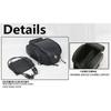 1X Waterproof Black Pu Leather Motorcycle Atv Scooter Rear Seat Luggage Tail Bag