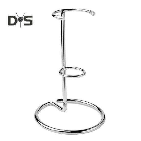 

Подставка-держатель для палочки из железа с круглым основанием, железная основа, искусственный кристалл, украшение для хранения, домашний офис, декор S серебряный