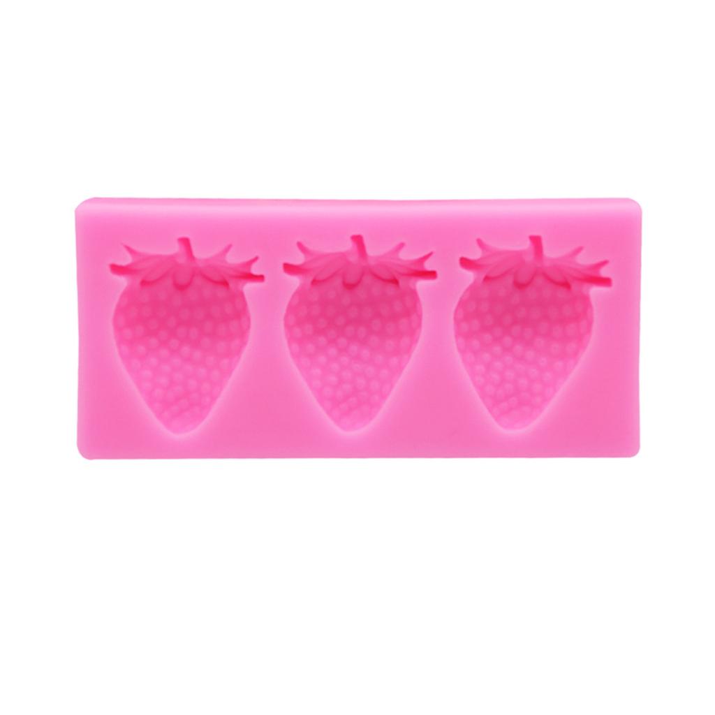 Fruit Shaped Silicone Mold Strawberry Pineapple Candy Mold Summer 3D Candy Mold Cake Decorating Tools Fruit Fondant Mold