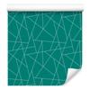 Wallpaper Geometric Pattern Turquoise and Sea, Turquoise Background 50x1000