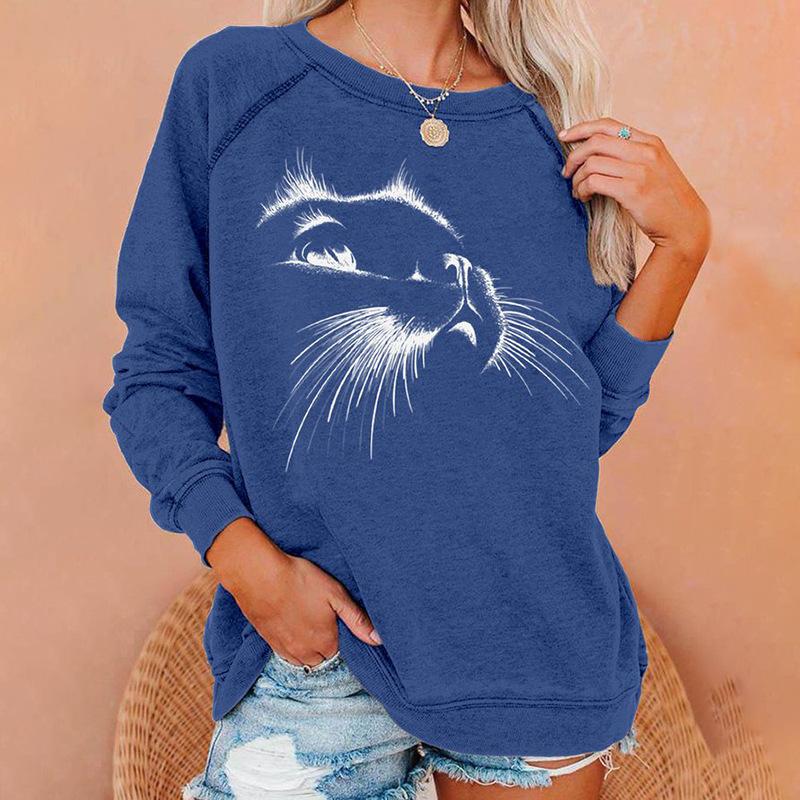 3D Print Raglan Sleeve Hoodies Women Streetwear Female Sweatshirts Pullovers Oversized Woman Clothing