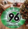Hannover 96 Fußballmuster Runder Teppich, Innen-/Außenmatte, für Picknick, Spielzimmer, Schlafzimmer, Büro, Wohnzimmer, Heimdeko Teppich, Geburtstagsgeschenk
