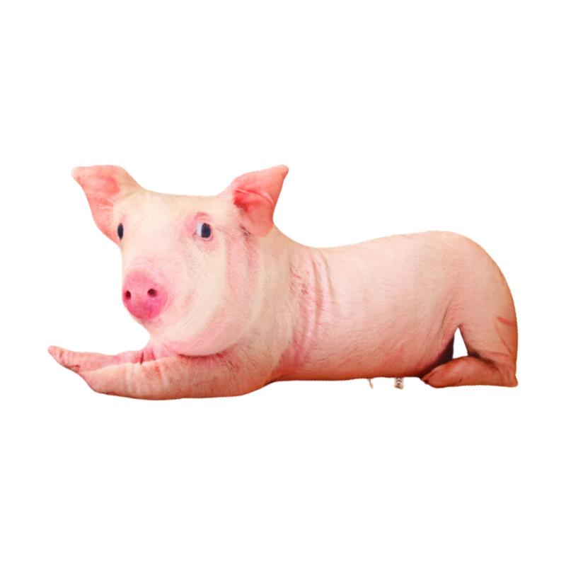 

Pig Plush Realistic Toy Animal Stuffed Doll Pillow Cushion Home Decor Gifts Kids Lying