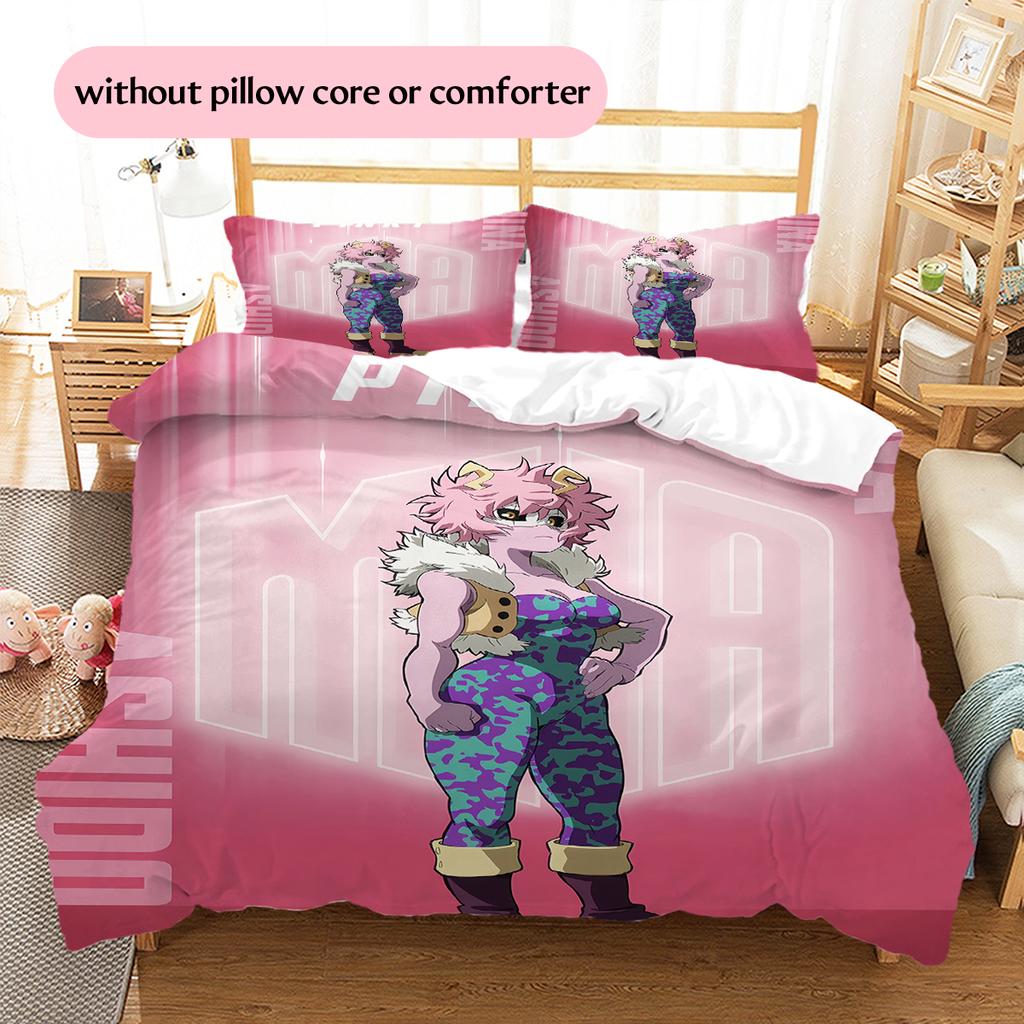 My Hero Academia Female Characters Duvet Cover & Pillowcases, MHA Fan Bedroom Bedding, Perfect Gift.chl