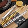 Stainless Steel 304 Grill Tongs Food Clip BBQ Steak Clip Bread Tong Cooking Utensils Party Non-Slip Kitchen Gadgets Accessories