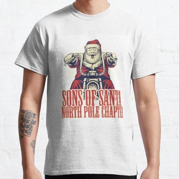 

Movie Film Funny Retro Gift T Shirt Sons Of Santa Clause Xmas for Christmas S