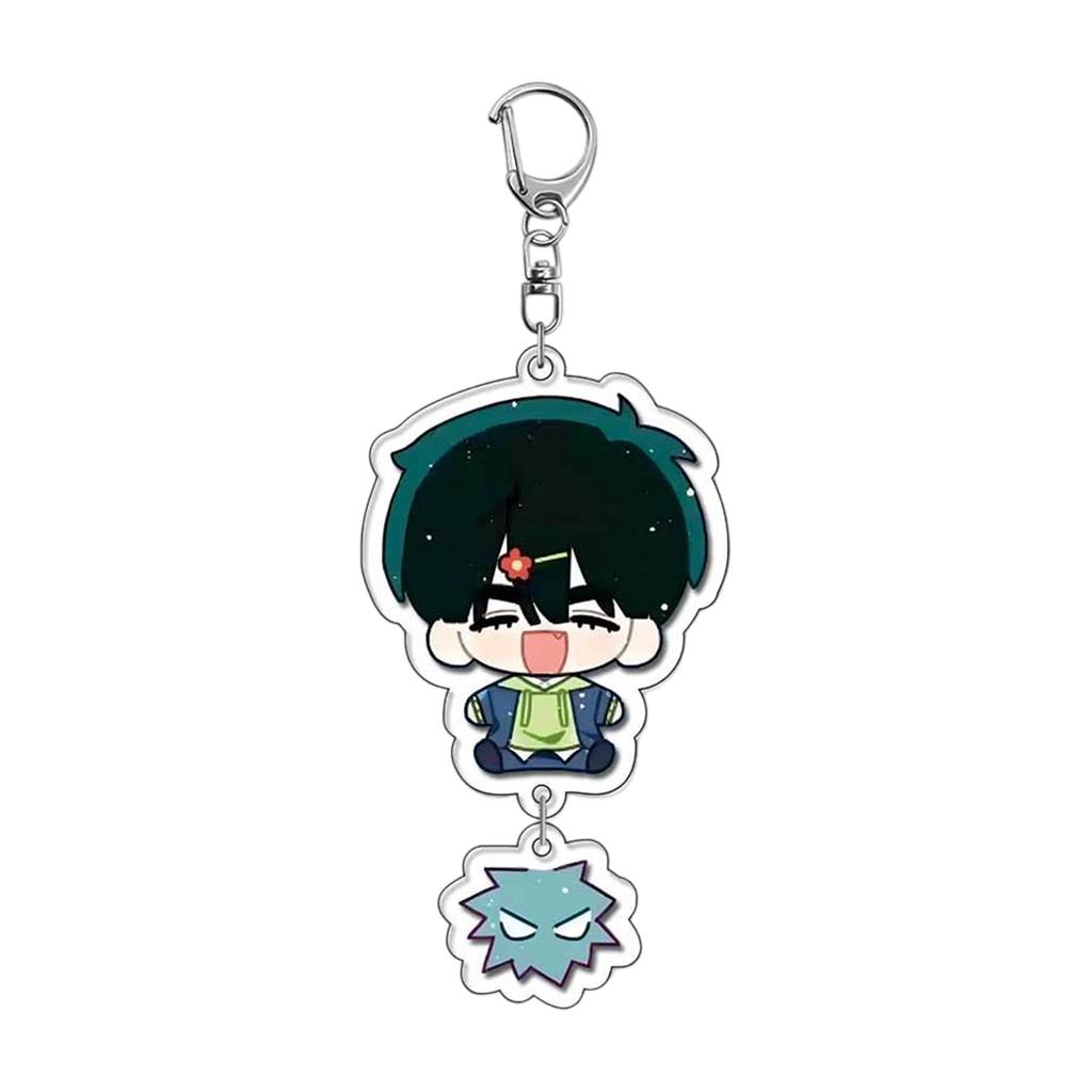 Anime Perifere Acryl Sleutelhanger Hanger, Schattige Student Anime Rugzak Hanger