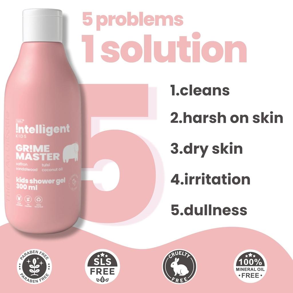 Tuco® Kids Body Wash/Shower Gel, Dull Skin Lotion Combo | Ages 2-5, 5-10, 10-15 | SLS/SLES and Paraben Free | 500 Ml (Pack of 2)