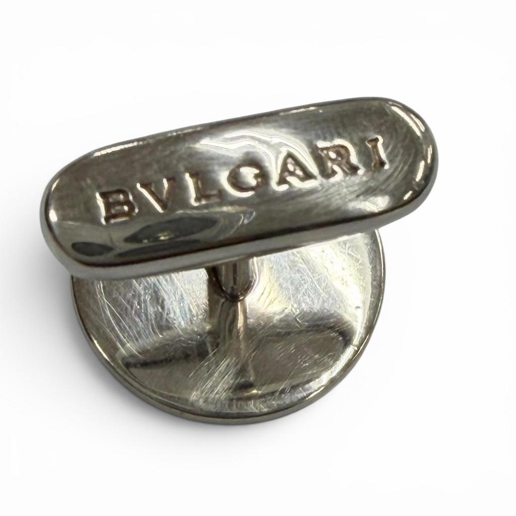 Great BVLGARI Cufflinks cufflinks Bulgari Bulgari Silver 925 mens Used