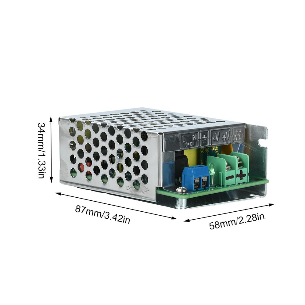 DC 12-14.5V to AC 220V 50Hz Inverter Module 50-100W Step-Up Transformer for Household Fan Motor Power Supply
