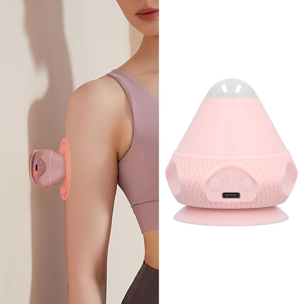 Mountable Massage   Suction Cup Wall Massage Tool Vibration Heated Back Massager for Trigger Point   Tissue Neck Fascia Relaxation