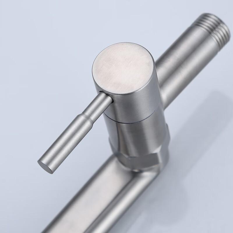 Honggong 304 Stainless Steel Wall-Mounted Extended Swivel Faucet, 30cm