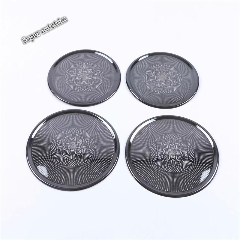 Car Door Speaker Loudspeaker Frame Decoration Cover Trim For Lexus RX RX450h 2016 - Stainless Steel Accessories Interior