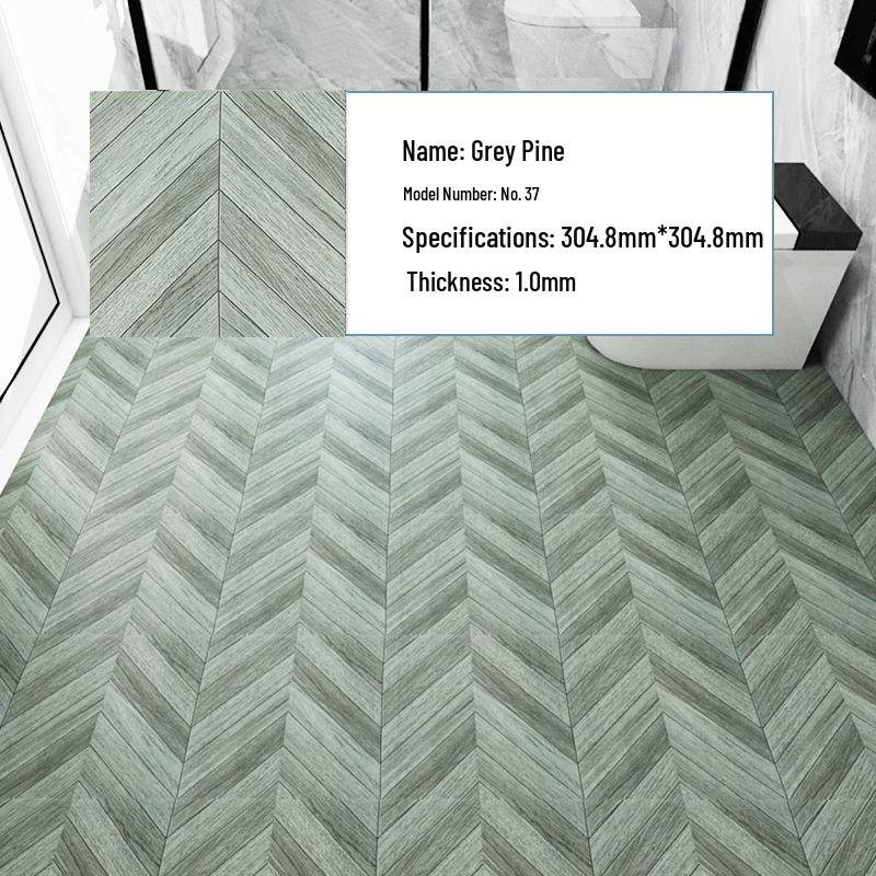 PVC Self-Adhesive Waterproof Stone Plastic Floor Sticker for Bathroom and Kitchen