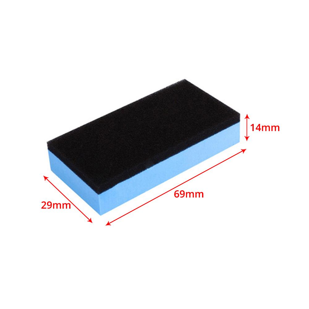 5Pcs Car Ceramic Coating Sponge Automobiles Glass Nano Wax Coat Applicator Pads Sponges For Auto Waxing Polishing