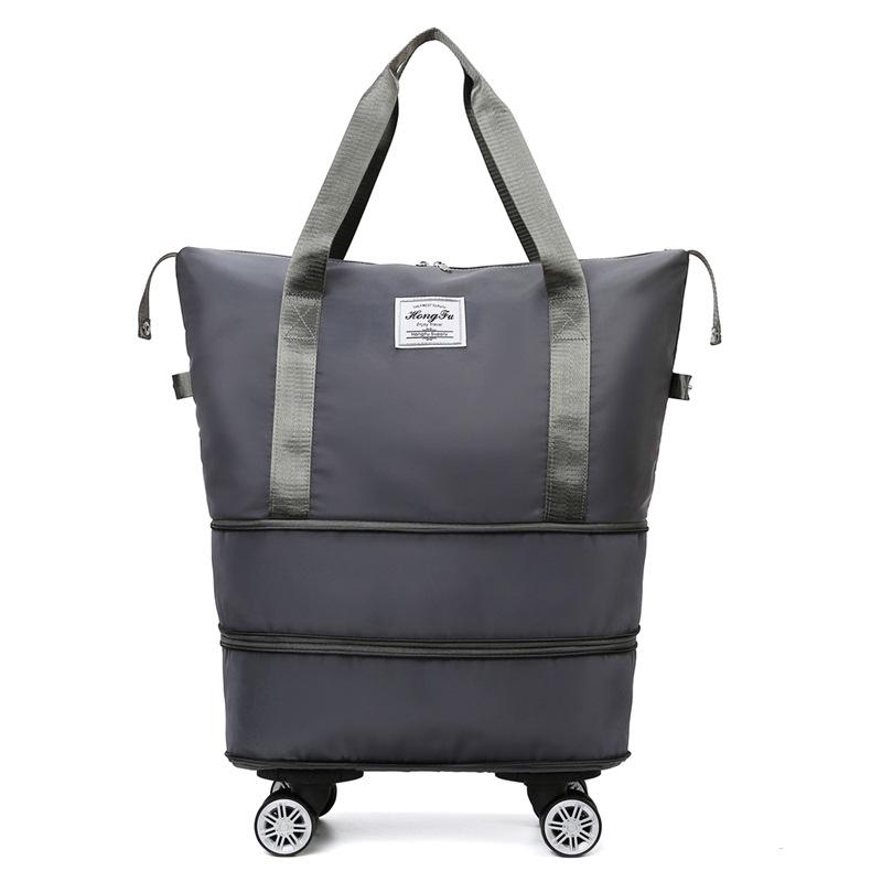 Universal Wheeled Folding Travel Storage Bag: Perfect for Packing Clothes On Short Trips
