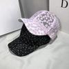 Hut Damen Sommer dünnes Mesh atmungsaktive Baseballkappe Sonnenschutz Sonnenhut klein frisch Chrysanthemenkappe Tide
