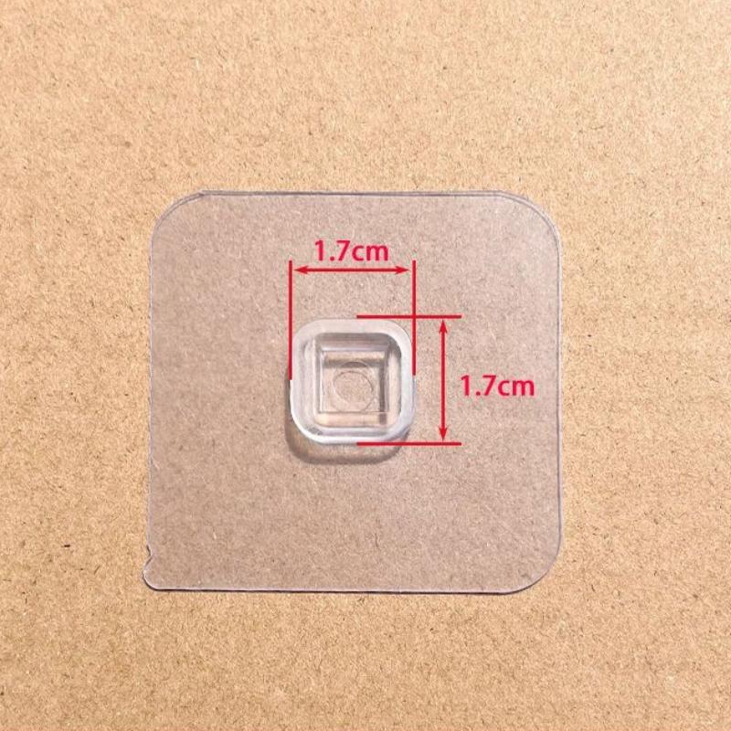 Waterproof Moisture-proof Accessories Non-marking Fixing Square Adhesive Fasteners Soap Box Patch Storage Rack Adhesive Fastener