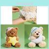 Bear Plush Toy Creative Sleep Pillow For Girls Gift Soft Short Plush