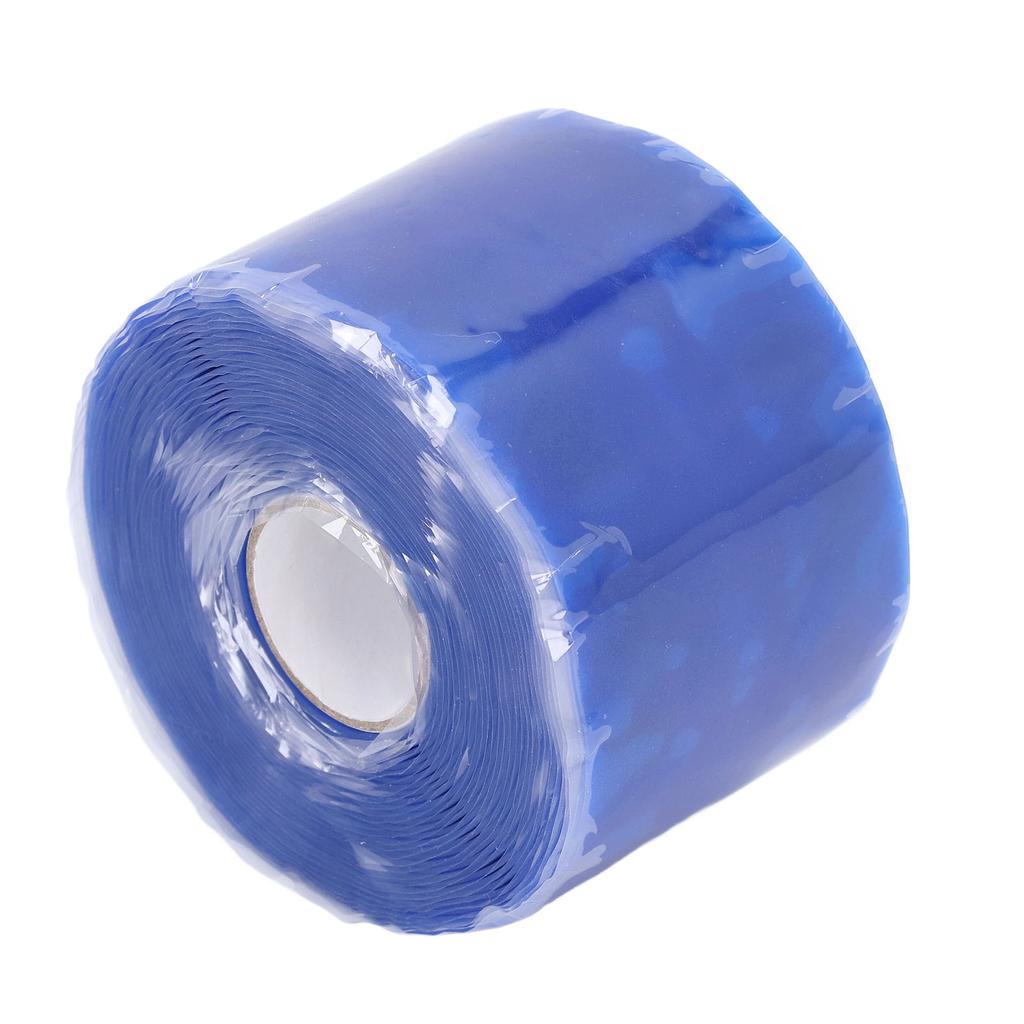 Silicone Rubber Repair Tape 5m Length 50mm Width 0.8mm Thick Self Adhesive Water Hose Leak Seal