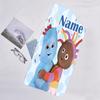 1pc In the Night Garden2 Beach Towel with Custom Name, Beach/Swimming/Bath/Picnic/Camping Towel, Suitable for Seaside Beaches
