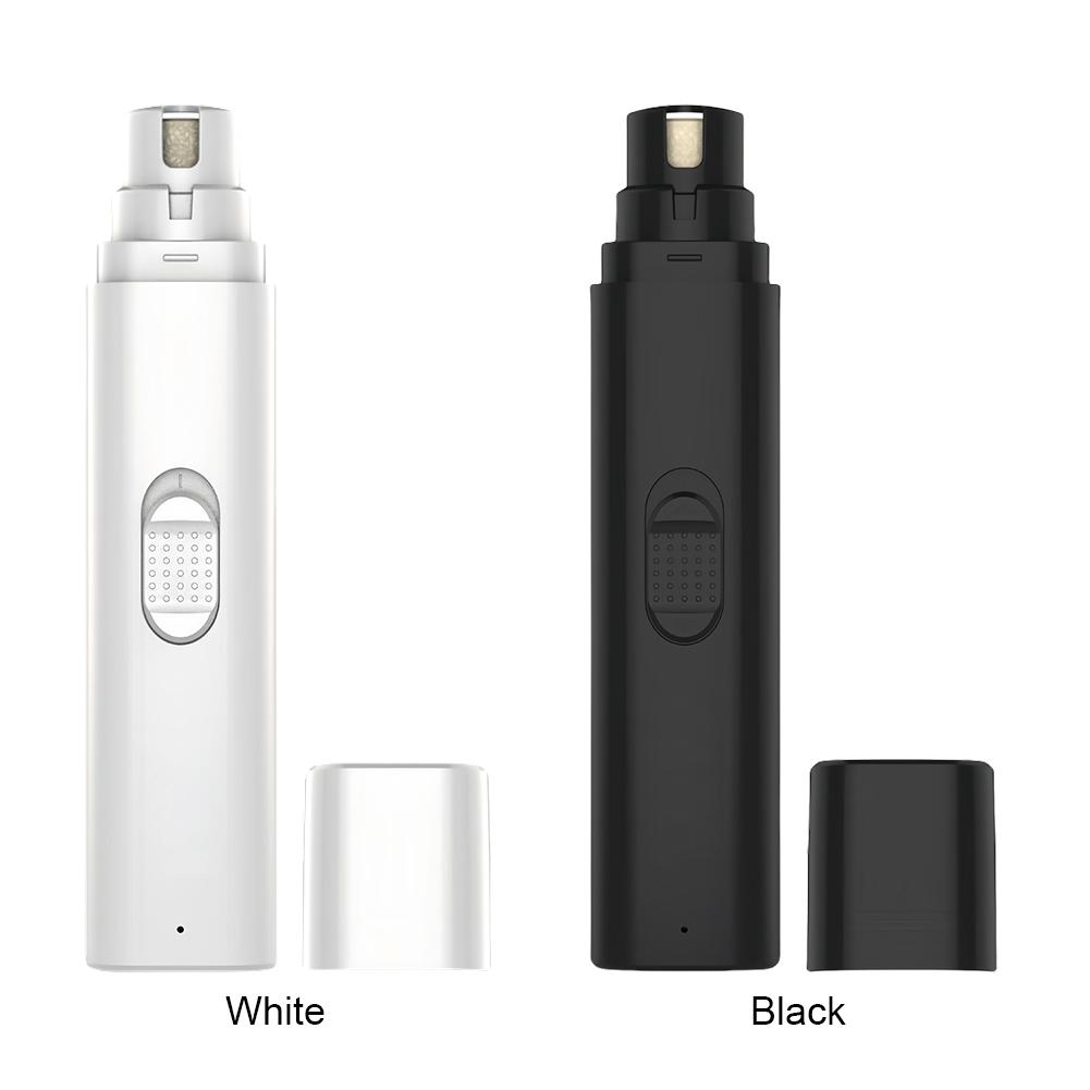 Elektrischer Hundenagelknipser Schmerzlose Pfotenpflege und Glättung Haustiernageltrimmer 2 Geschwindigkeiten für kleine, mittelgroße und große Hunde, Katzen