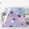 Super Soft Blanket Travel Office S-Sailor M-Moon Anime C  Throw Blanket Flannel Bedspread For Bedroom Novelty Sofa Bed Cover