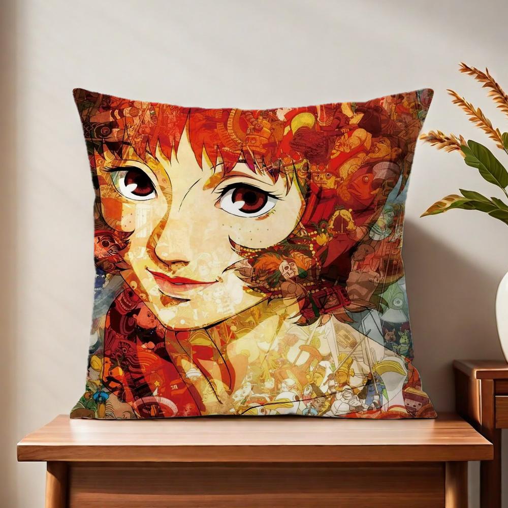 Anime P-Paprika Cute Cushion Cover For Pillow Printing Sofa Decoration Home Car Room Coffee Shop Office Nordic Simplicity