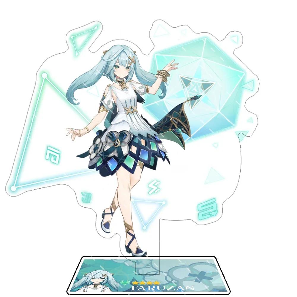 Anime Figure Impact Wanderer Nahida Cyno Yelan Acrylic Stand Model Plate Desk Decor Standing Sign Fans Gift