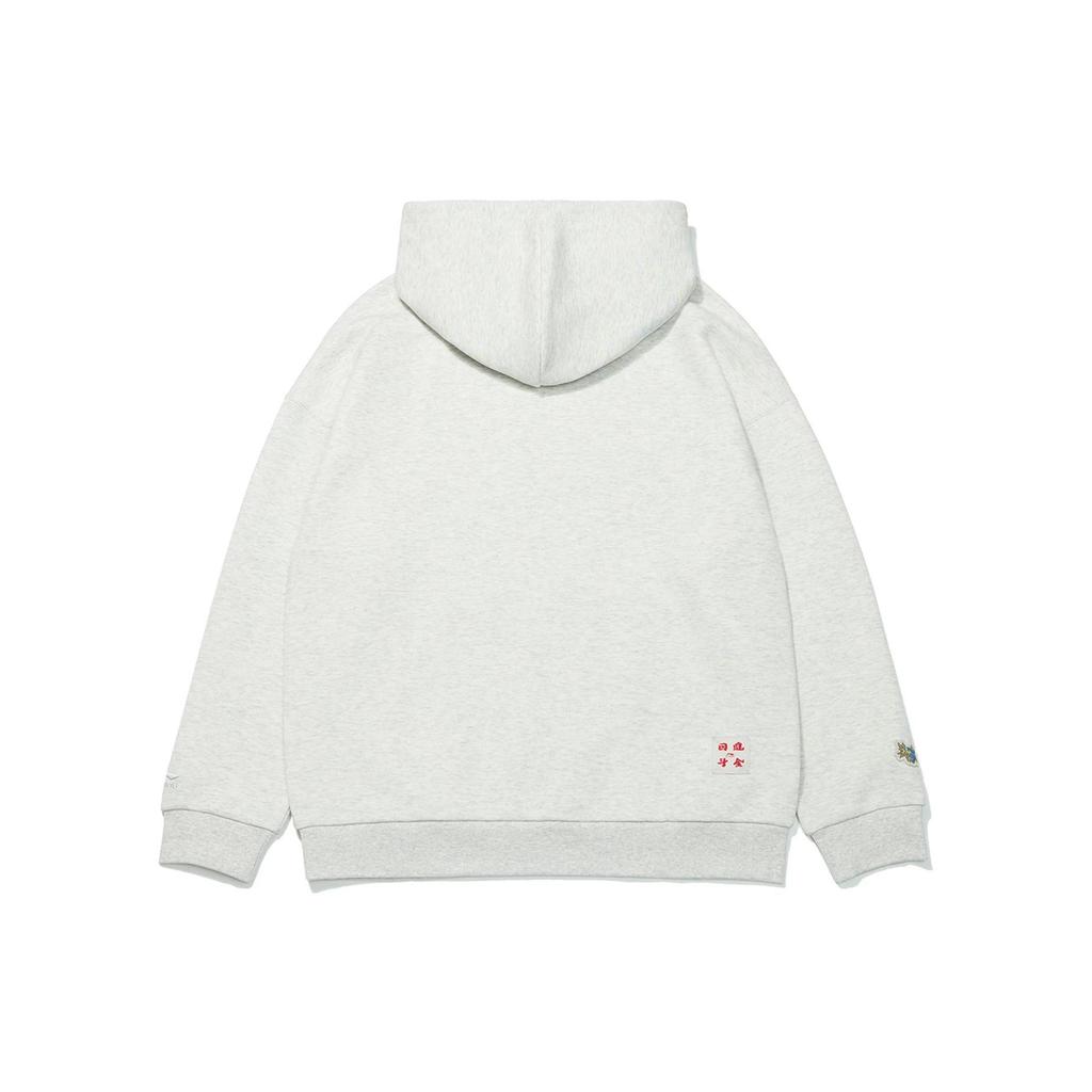 Li Ning Sports Lifestyle Collection Earning Money Every Day Collection Sweatshirt Unisex Gray AWDT013-7