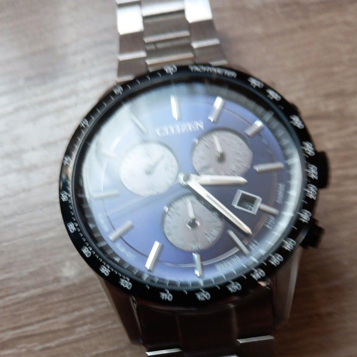 [Good Condition] CITIZEN Eco Drive Watch Chronograph Solar BL5496-96L E820-S122635