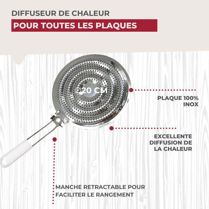 Diffuseur de chaleur pour plaque de cuisson gaz fackelmann